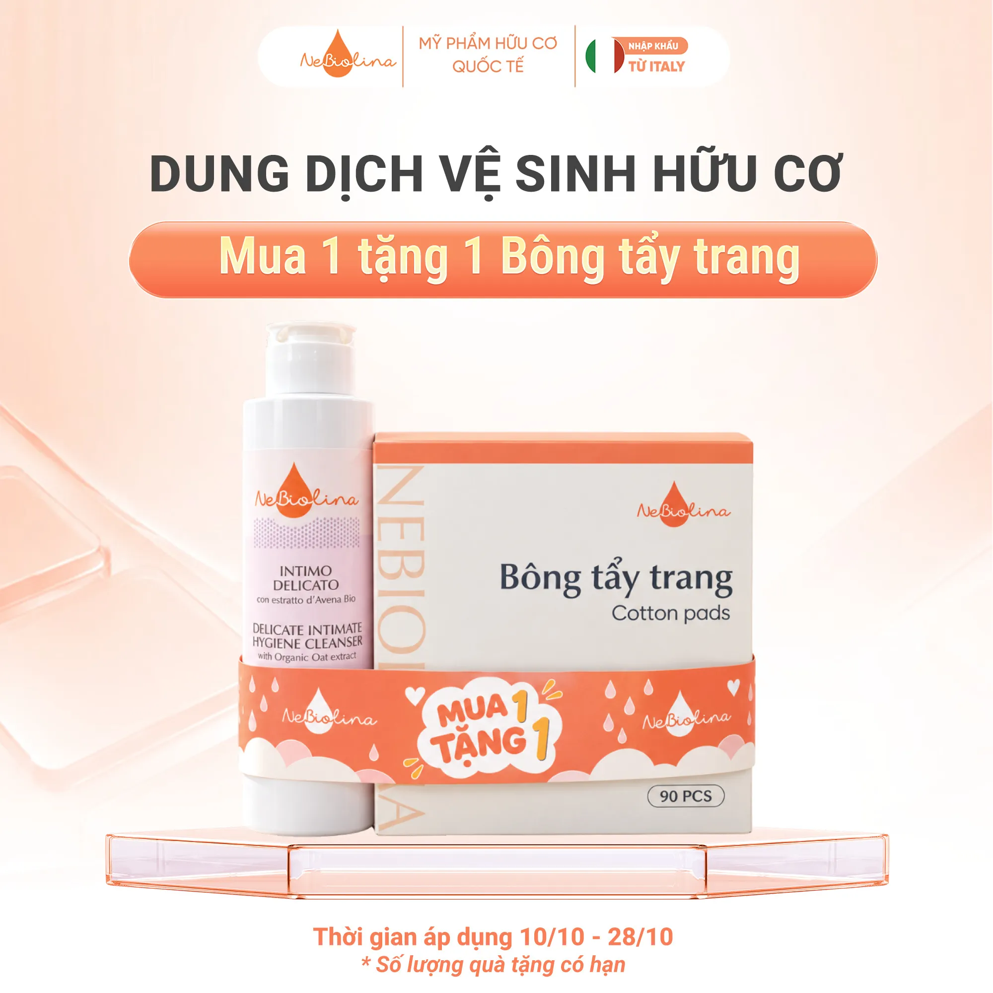 Chương trình khuyến mãi tháng 10 dung dịch vệ sinh