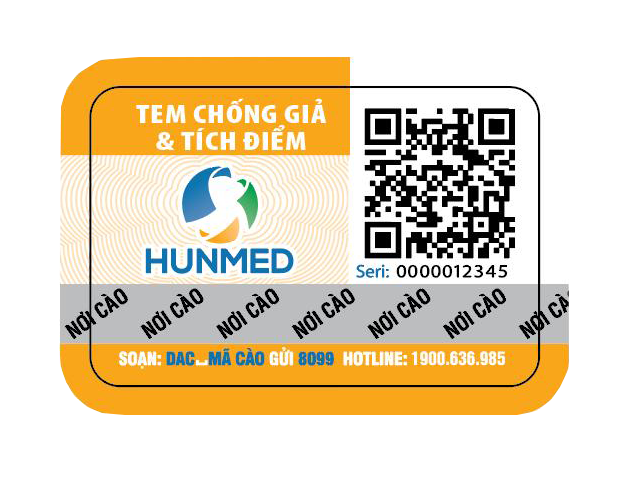 Tem chống hàng giả với mã cào còn nguyên vẹn