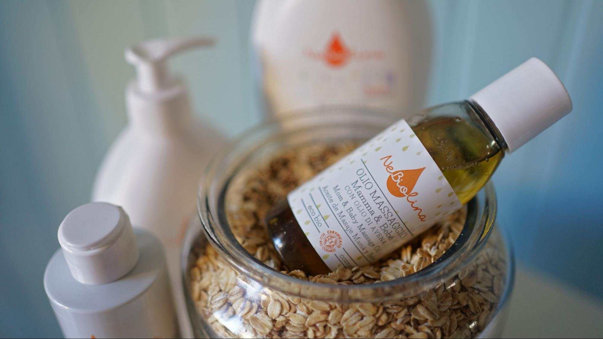 Dầu massage hữu cơ NeBiolina - Giải pháp dưỡng ẩm cho mẹ và bé