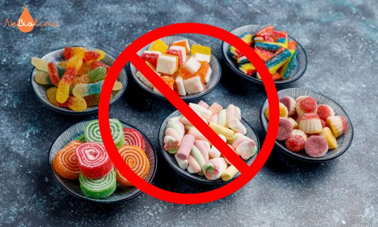 Hạn chế đồ ngọt trong thời gian thay răng.