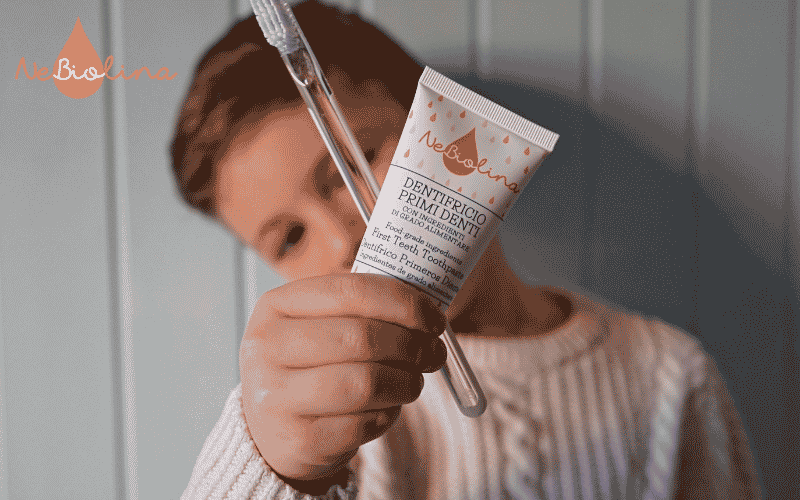 Kem đánh răng NeBiolina không flour cho trẻ mầm non
