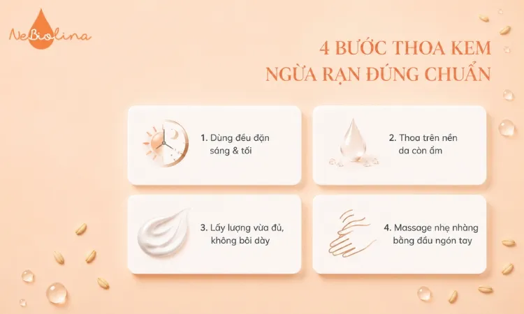 Thoa kem đúng cách giúp phát huy công dụng sản phẩm tốt hơn