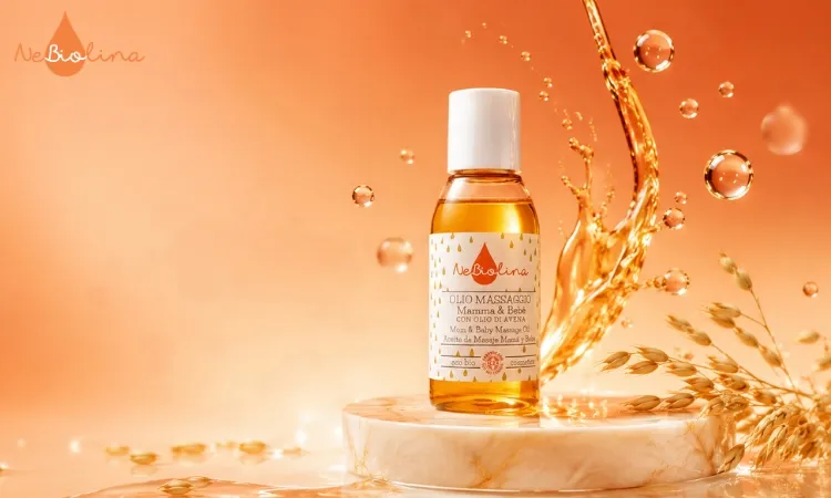 Dầu massage hữu cơ chiết xuất yến mạch NeBiolina