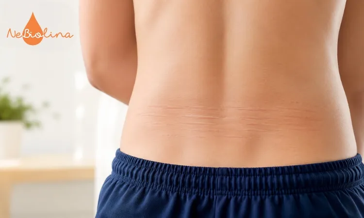 Hình ảnh thực tế rạn da lưng ở nam