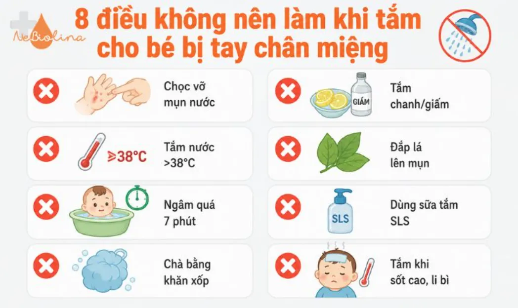 Tránh những sai lầm trên giúp giảm nguy cơ bội nhiễm và bảo vệ vùng da tổn thương.
