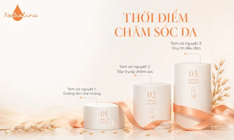 Mốc thời gian và trọng tâm chăm sóc da bụng cho mẹ bầu qua từng giai đoạn thai kì