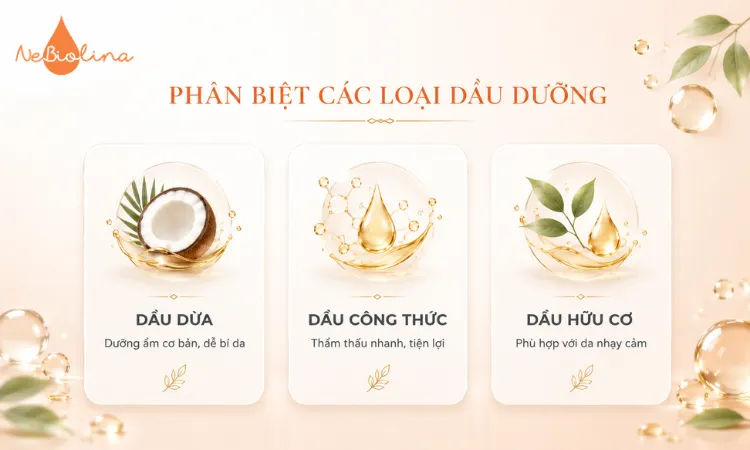 Phân biệt 3 loại dầu chống rạn da cho bà bầu phổ biến