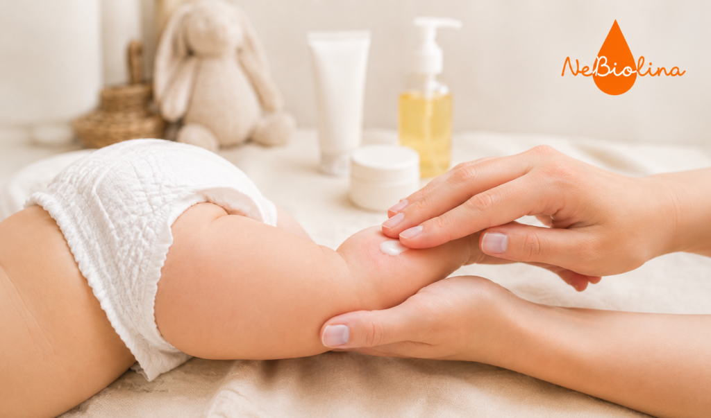 Sử dụng sản phẩm vệ sinh không phù hợp cũng là nguyên nhân gây hăm tã ở trẻ