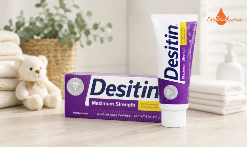 Kem trị hăm Desitin phù hợp khi da hăm nặng có tổn thương