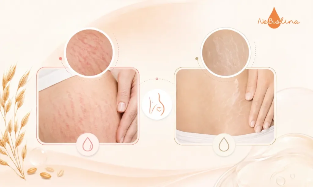 Rạn da đỏ và rạn da trắng là 2 giai đoạn tiến triển nối tiếp nhau trên cùng một vùng da tổn thương