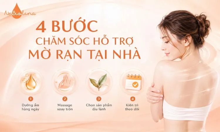 Chăm sóc da đúng cách sẽ hỗ trợ quá trình hồi phục rạn da