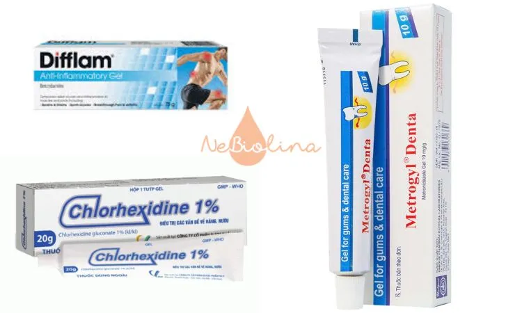 Nhóm Gel bôi tại chỗ điều trị viêm nướu