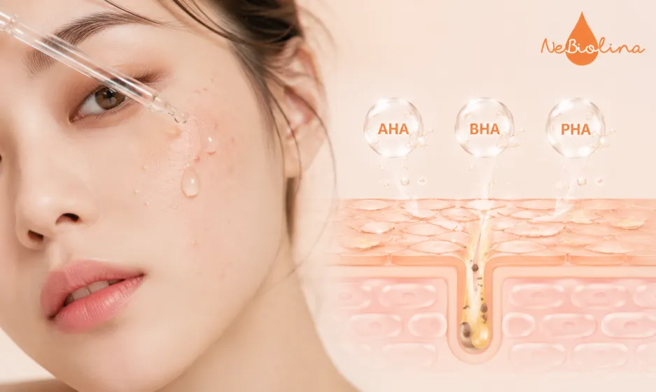 Tẩy tế bào chết hóa học là lựa chọn phù hợp và an toàn hơn cho da mụn