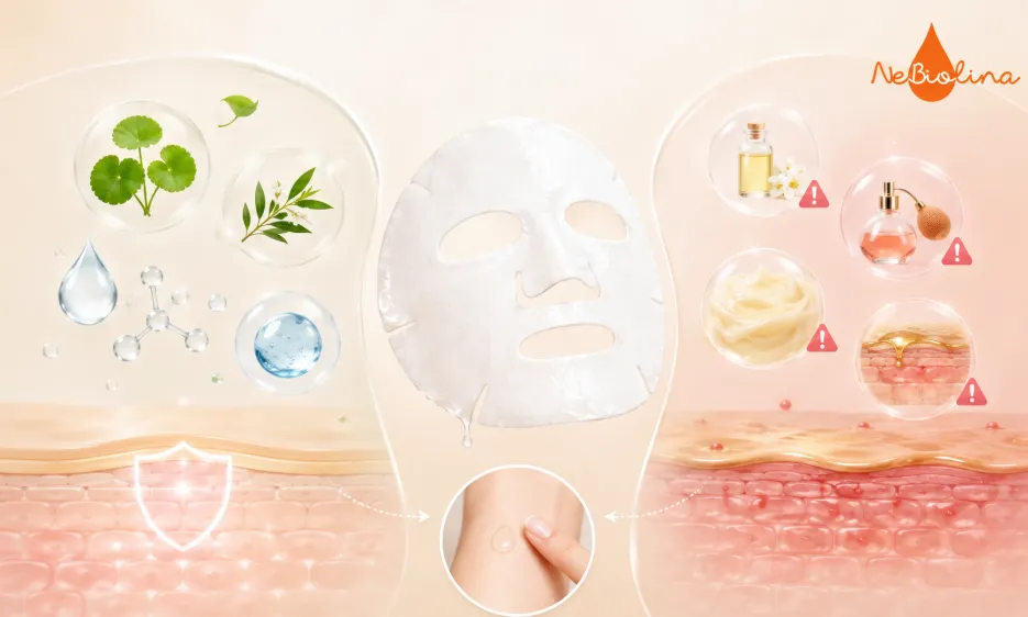 Lựa chọn thành phần phù hợp giúp chăm sóc da mụn dịu nhẹ và hạn chế kích ứng.