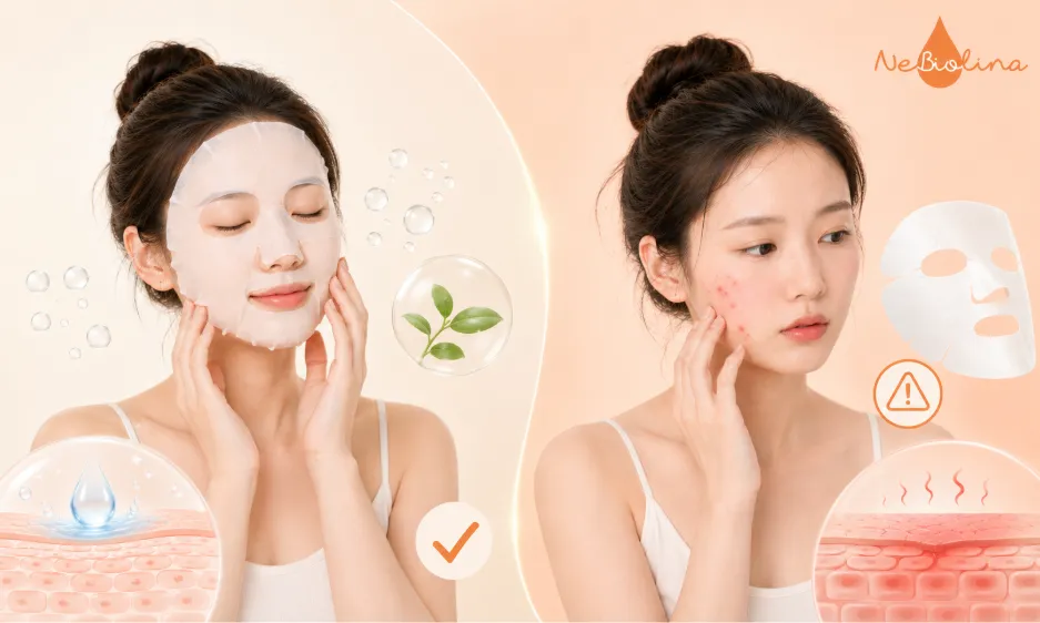 Khi nào da mụn nên và không nên đắp mặt nạ
