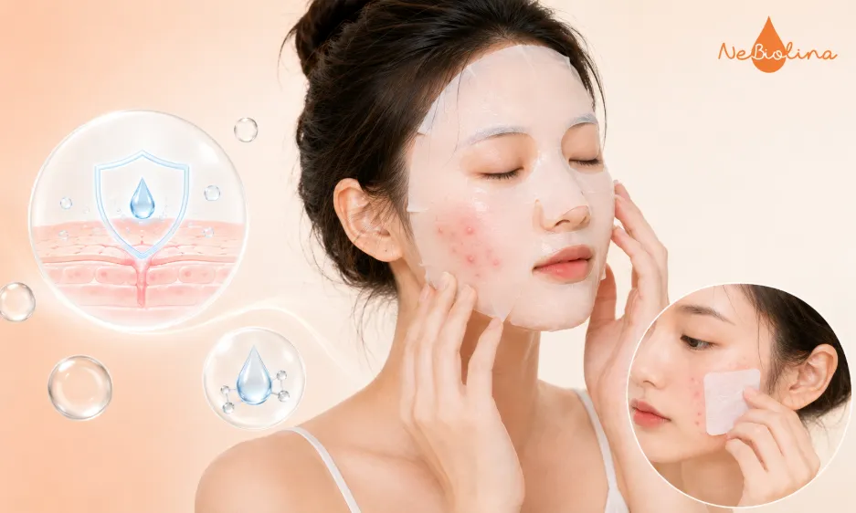 Mặt nạ phù hợp cho da mụn viêm