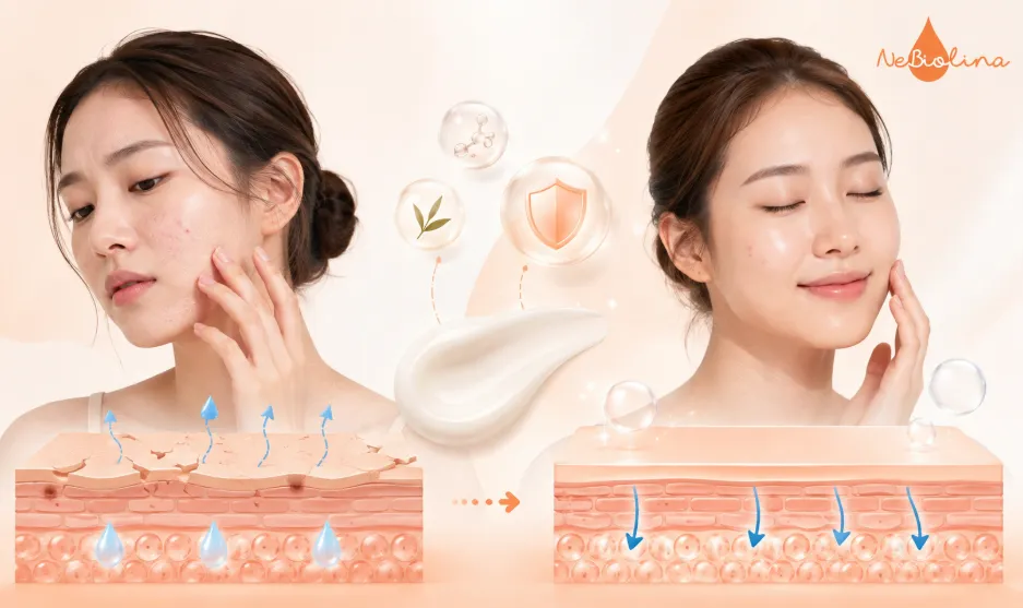 Da mụn không nên bỏ qua bước kem dưỡng