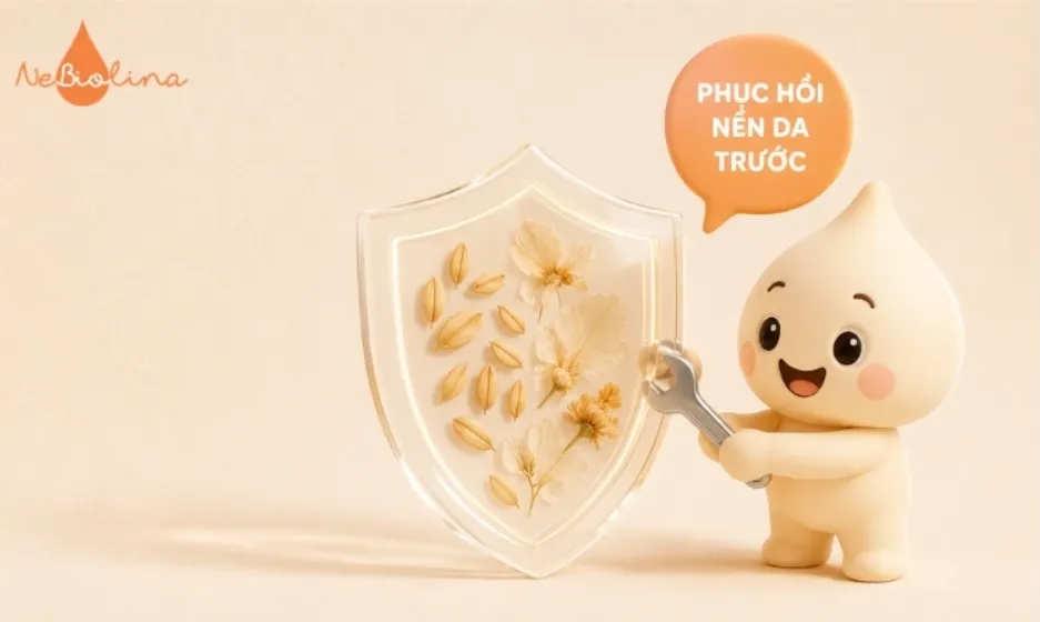 Nguyên tắc phục hồi nền da trước, điều trị sắc tố sau