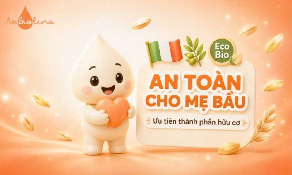 Nên ưu tiên các thành phần thuần chay, hữu cơ cho mẹ bầu