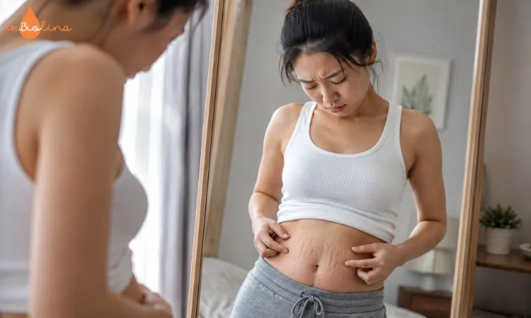 Giảm cân thành công không đồng nghĩa với việc rạn da biến mất.