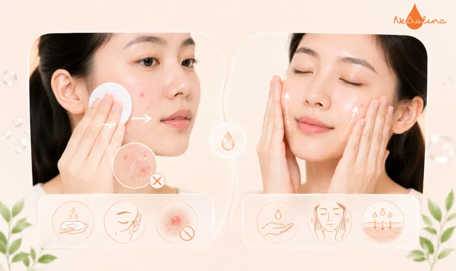 Hai cách sử dụng toner cho da mụn