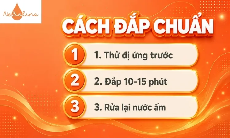 Quy trình đắp mặt nạ lòng đỏ trứng chuẩn khoa học
