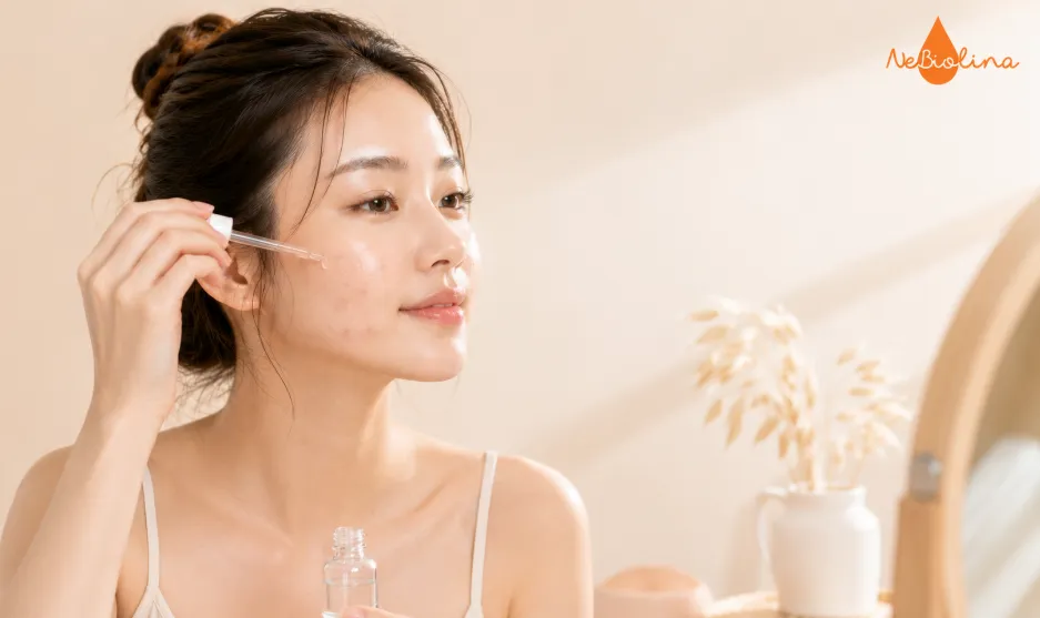 Serum hỗ trợ chăm sóc chuyên sâu cho da mụn.