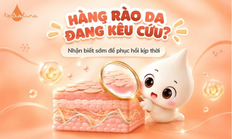 Nhận biết dấu hiệu hàng rào bảo vệ da bị tổn thương để phục hồi kịp thời