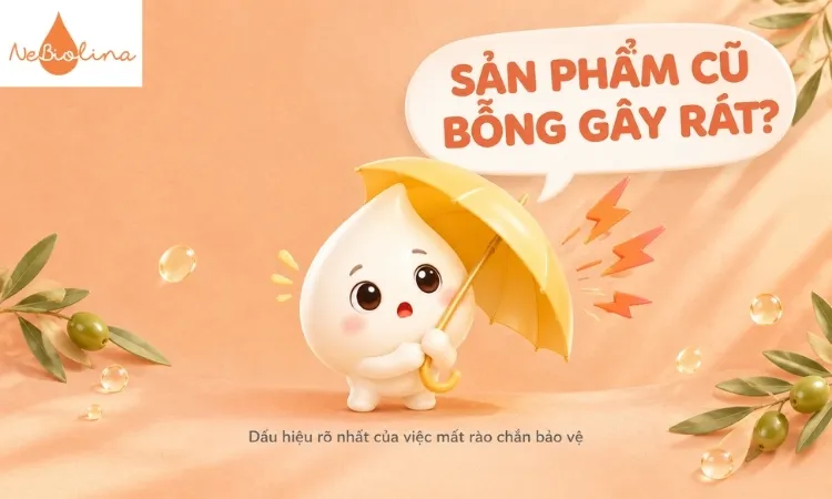 Da nhạy cảm hơn với sản phẩm vốn đã quen thuộc