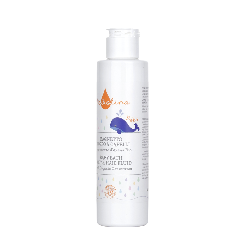 Gel tắm gội cho bé 2 in 1 với Chiết xuất Yến mạch Hữu cơ