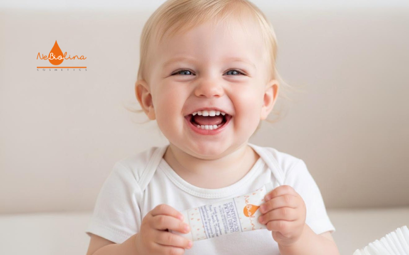 ảnh bài kem đánh răng nuốt được cho bé