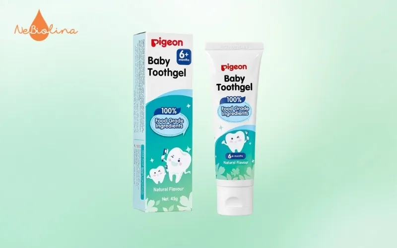 Kem đánh răng Pigeon Children Toothgel dịu nhẹ