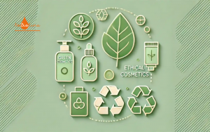 ảnh bìa mỹ phẩm xanh