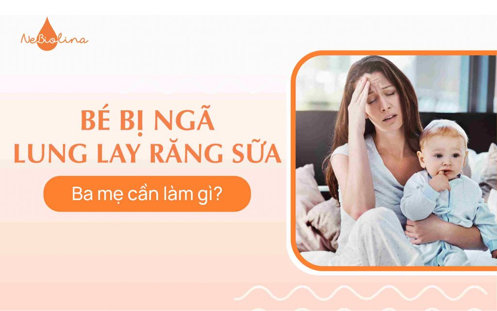 Bé bị ngã lung lay răng sữa: Ba mẹ cần làm gì?