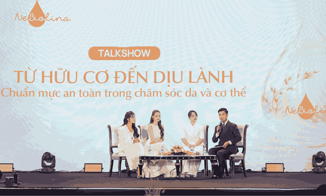 Các khách mời chia sẻ tại buổi talkshow trong khuôn khổ sự kiện Proud Heart Launch (Ảnh: NeBiolina).