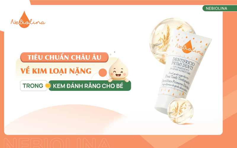 kim loại nặng trong kem đánh răng