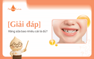 răng sữa bao nhiêu cái