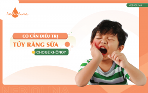 điều trị tuỷ răng sữa