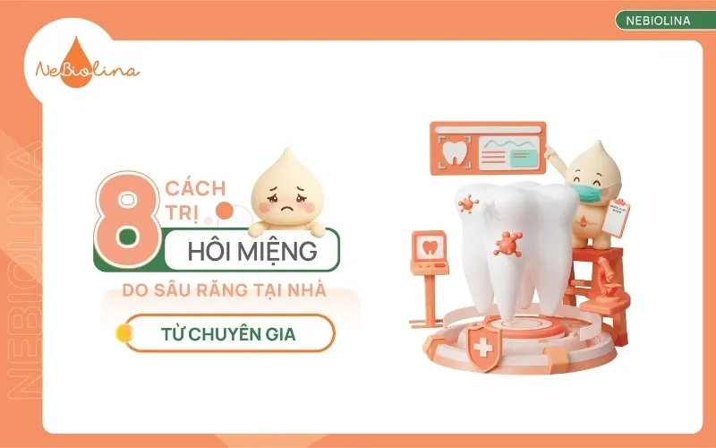 Cách trị hôi miệng do sâu răng tại nhà
