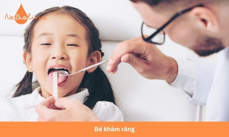 Bé được đưa đi khám răng ngay khi có dấu hiệu bất thường.
