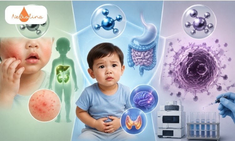 Niken, Coban, Crom là những kim loại nặng gây dị ứng điển hình