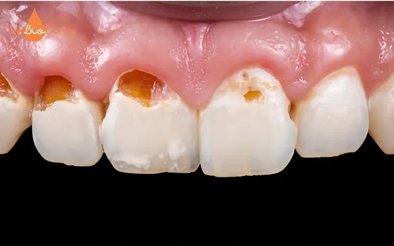 Sâu răng lộ phần ngà
