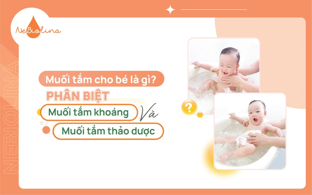 Muối tắm bé