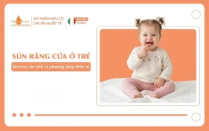 Sún răng cửa ở trẻ