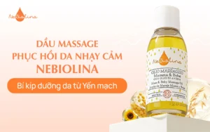 dầu massage phục hồi da nhạy cảm Nebiolina