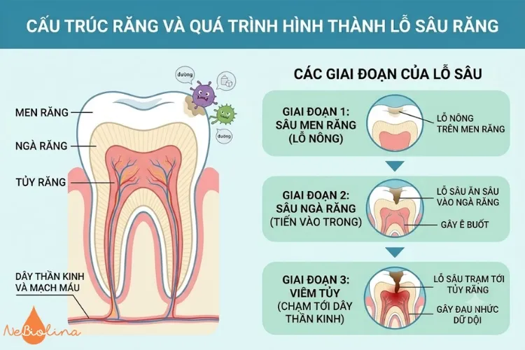 Lỗ sâu răng là gì?