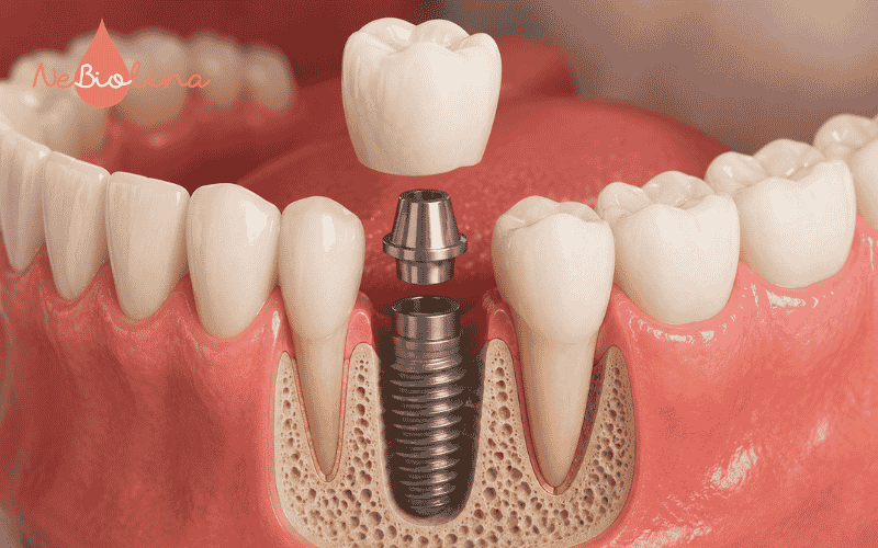 Phục hình implant sau khi răng sâu bị nhổ bỏ