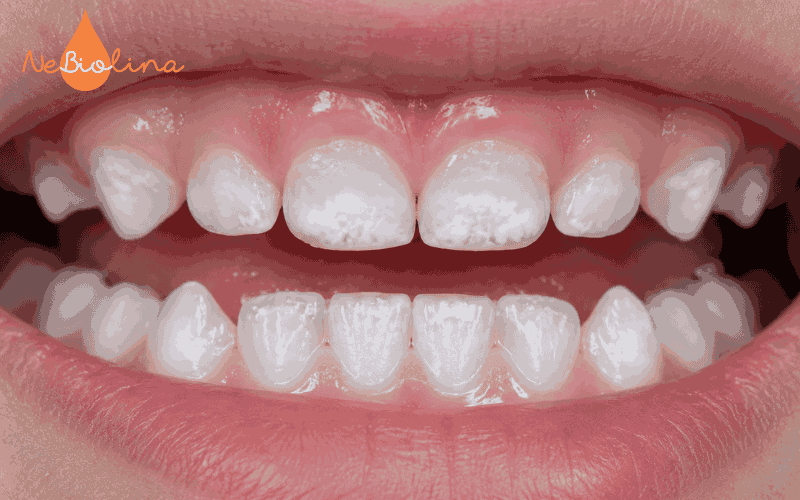 Răng bị đốm trắng là dấu hiệu sún răng ở trẻ giai đoạn sớm