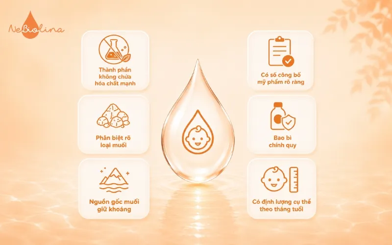6 tiêu chí lựa chọn muối tắm cho bé