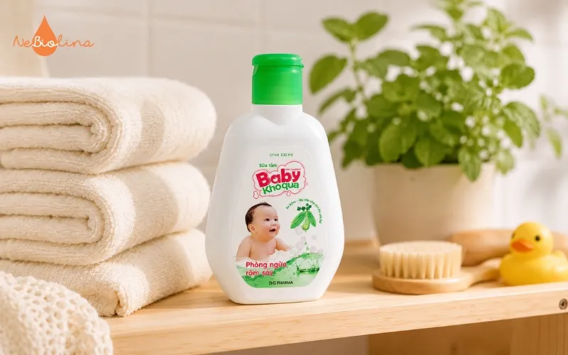 Sữa tắm Baby Khổ Qua DHG 100ml dùng được cho trẻ từ 0 tháng tuổi